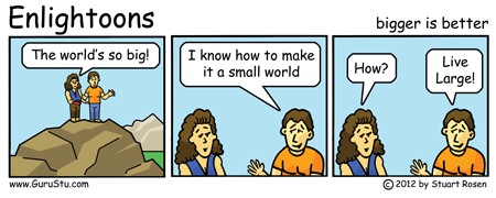 It is a small world, after all